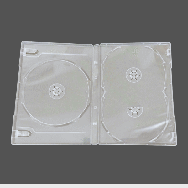 DVDケース 3枚収納 DVDトールケース クリア - 画像 (2)