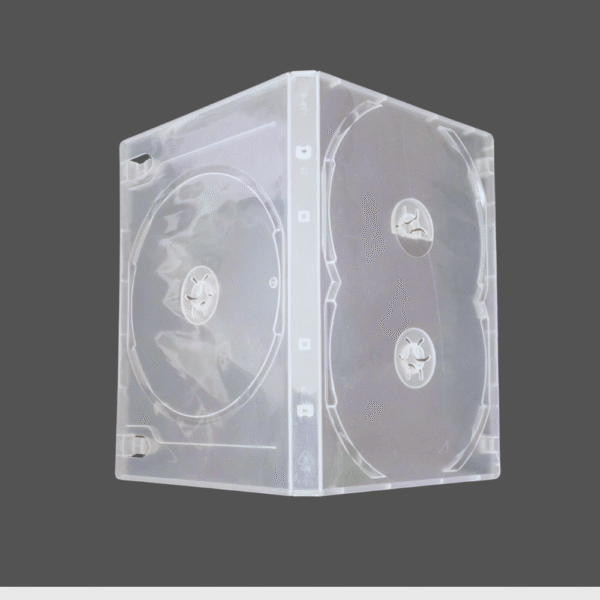 DVDケース 3枚収納 DVDトールケース クリア - 画像 (4)