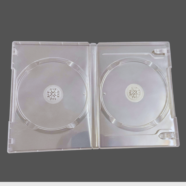 DVDケース 2枚収納 DVDトールケース クリア - 画像 (2)