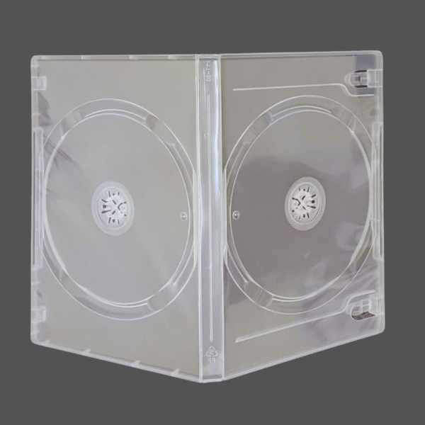 DVDケース 2枚収納 DVDトールケース クリア - 画像 (5)